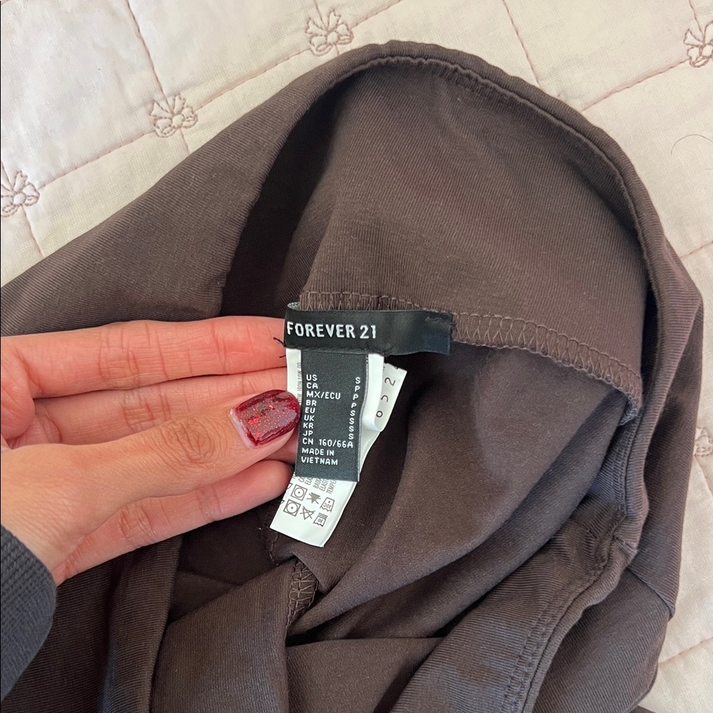 Forever 21 Chocolate Brown Leggings NWT - Picture 3 of 4